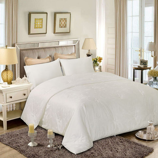 Hot Sleeper‘s All Season 100% Premium Mulberry Silk Filling Duvet Insert-Pima Cotton Deluxe