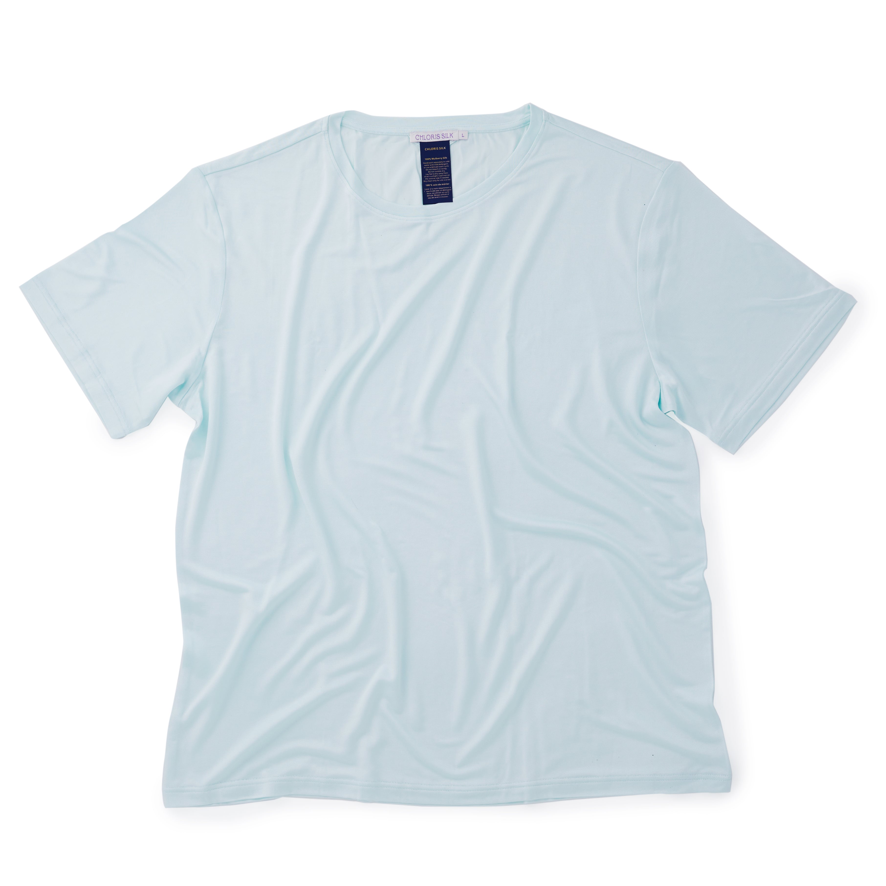 Roma Silk Knitted Sleep Wear T-shirt for Women