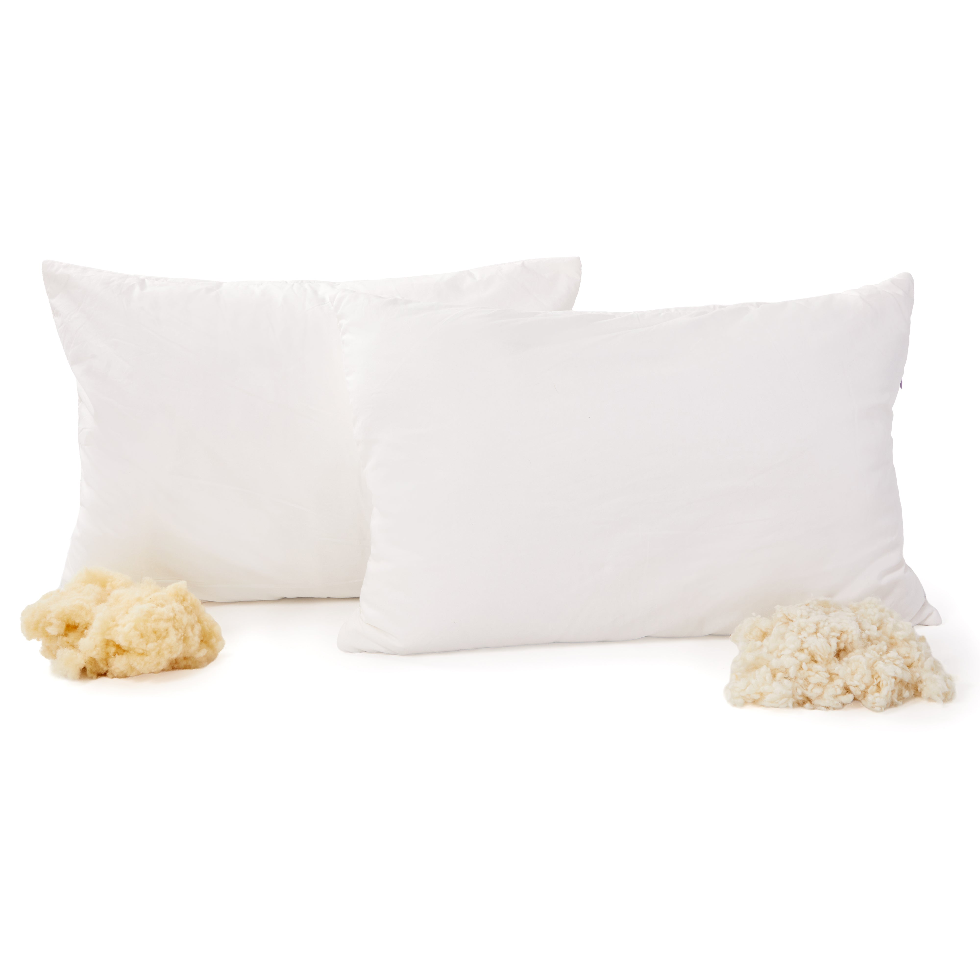 Chloris Mulberry Silk Wool-Filled Pillow-2 Pieces