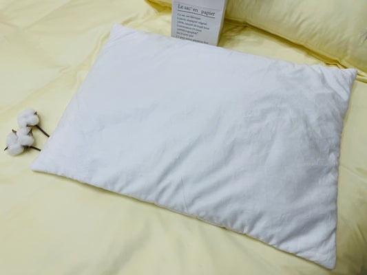 Premium 100% Mulberry Silk filled Pillow Insert Pima cotton cover