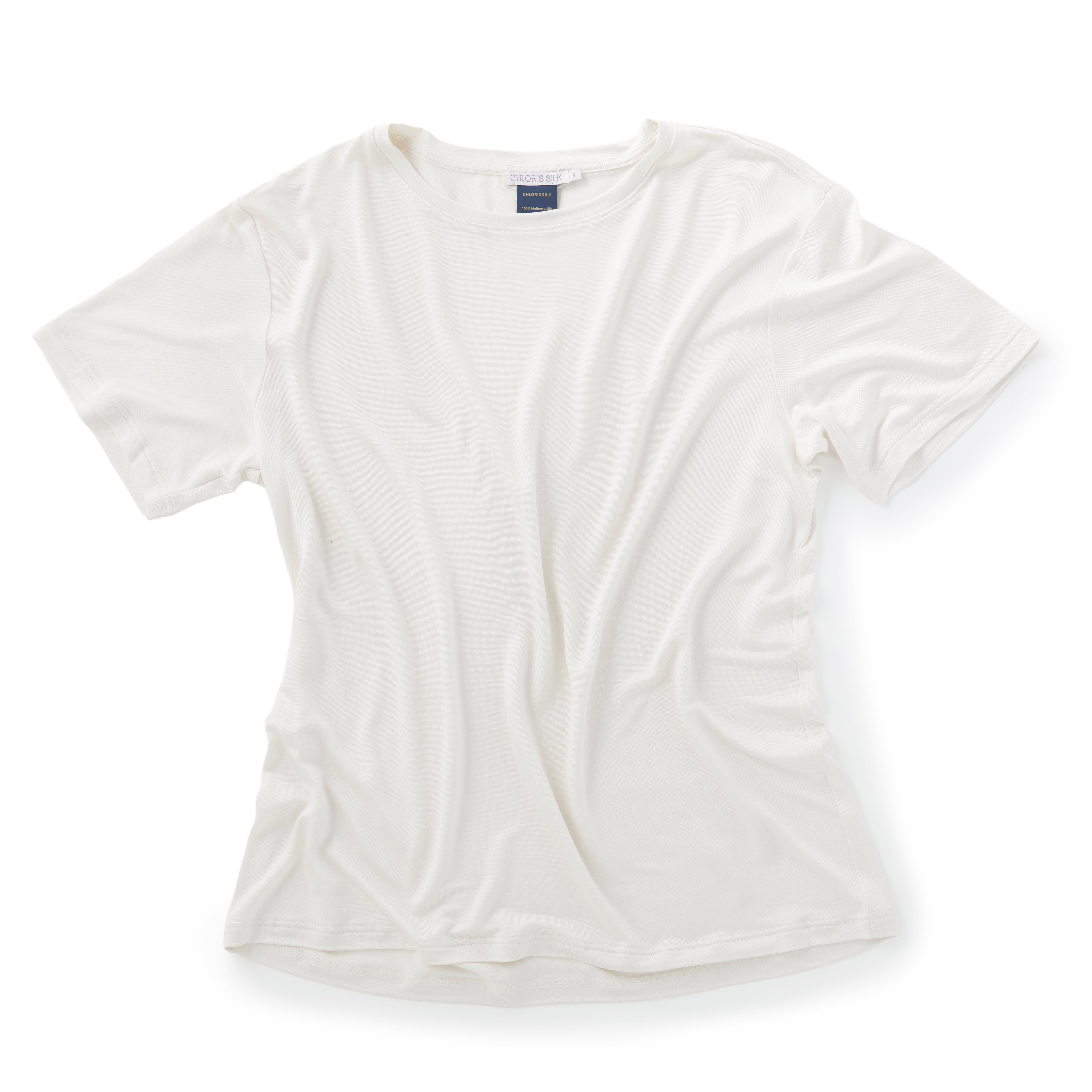 Roma Silk Knitted Sleep Wear T-shirt for Women